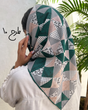 مینی اسکارف سبز دست دوز 3951