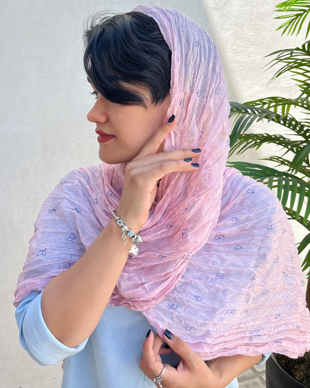 شال شاپرک چروک وارداتی 4459