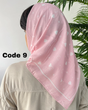 مینی اسکارف صورتی تابستانه 4475