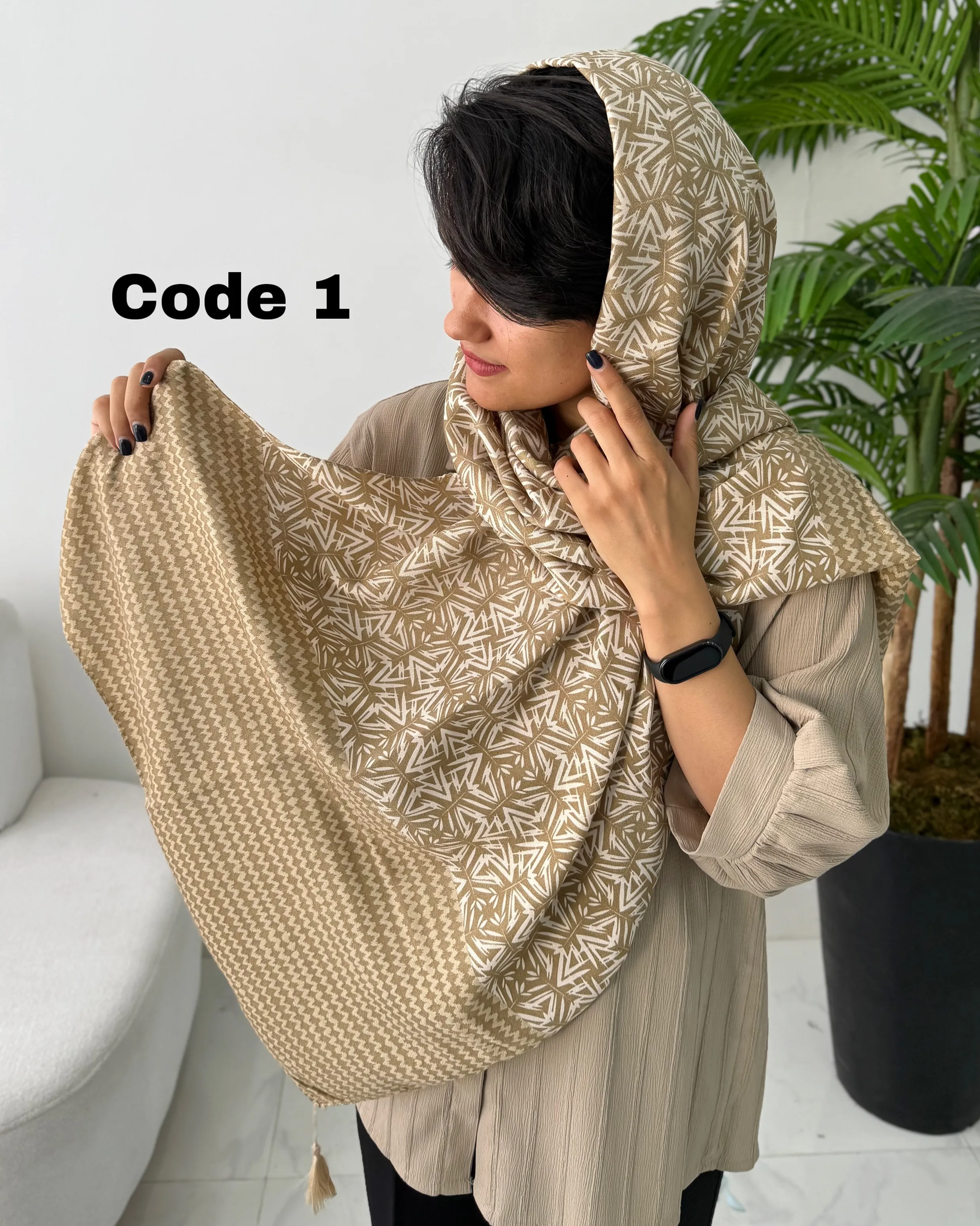 شال نخ صابونی چهارفصل 3720