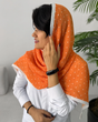 شال برشکا نارنجی اسمارتیزی وارداتی 4508