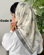 مینی اسکارف نخ پنبه پروانه 4515