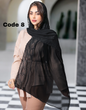 شال سافارین ترک گلدوزی وارداتی 4434