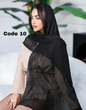 شال سافارین ترک گلدوزی وارداتی 4434