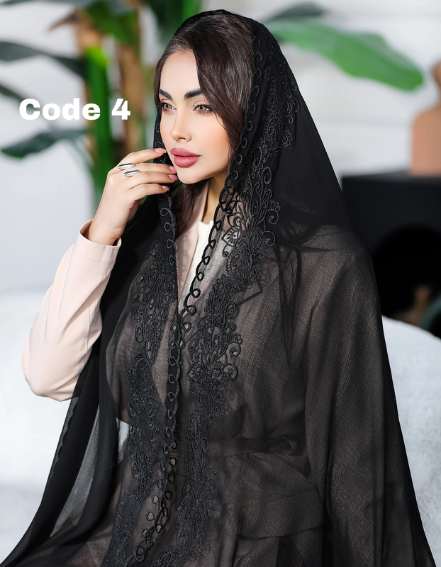 شال سافارین ترک گلدوزی وارداتی 4434