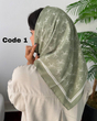 مینی اسکارف سبز ماچا 4545