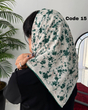مینی اسکارف سبز دست دوز 3951