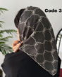 مینی اسکارف پاپیون دست دوز 4566