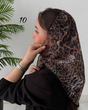 مینی اسکارف توری پلنگی 4009