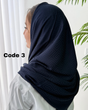 روسری ابریشم ژاکارد سرمه ای 4650