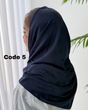روسری ابریشم ژاکارد سرمه ای 4650