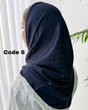 روسری ابریشم ژاکارد سرمه ای 4650