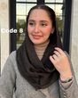 شال بافت ساده رینگی 4691