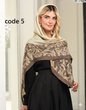 روسری نخی وسط ساده 3581