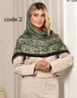 روسری نخی وسط ساده 3581