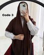 روسری ژاکارد لمه موکا وارداتی 4701