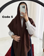 روسری ژاکارد لمه موکا وارداتی 4701