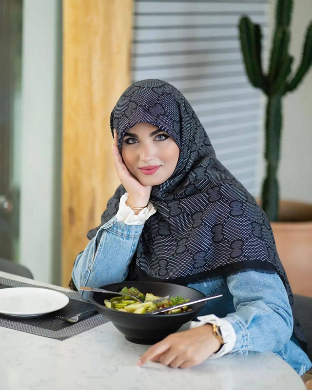 روسری نخ مودال گوچی مارک وارداتی 4783