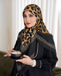 روسری نخ مودال پلنگی وارداتی 4787