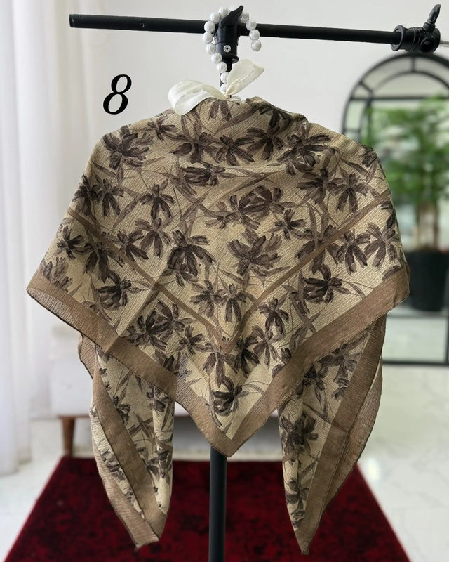 روسری درختی گل دار 4849