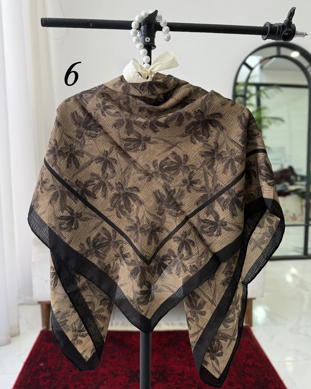روسری درختی گل دار 4849