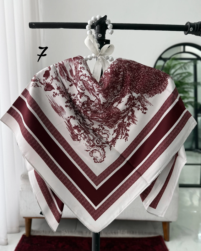 روسری ابریشم ، روسری ابریشم توییل ، روسری مجلسی ، روسری ترند ، روسری زنانه ، روسری مارک 