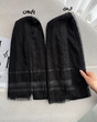 شال توری مشکی دانتل دار 5384
