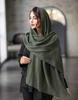 شال پلیسه برشکا ساده وارداتی 4939