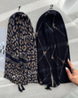 شال برشکا لمه دورو سرمه ای وارداتی 5500