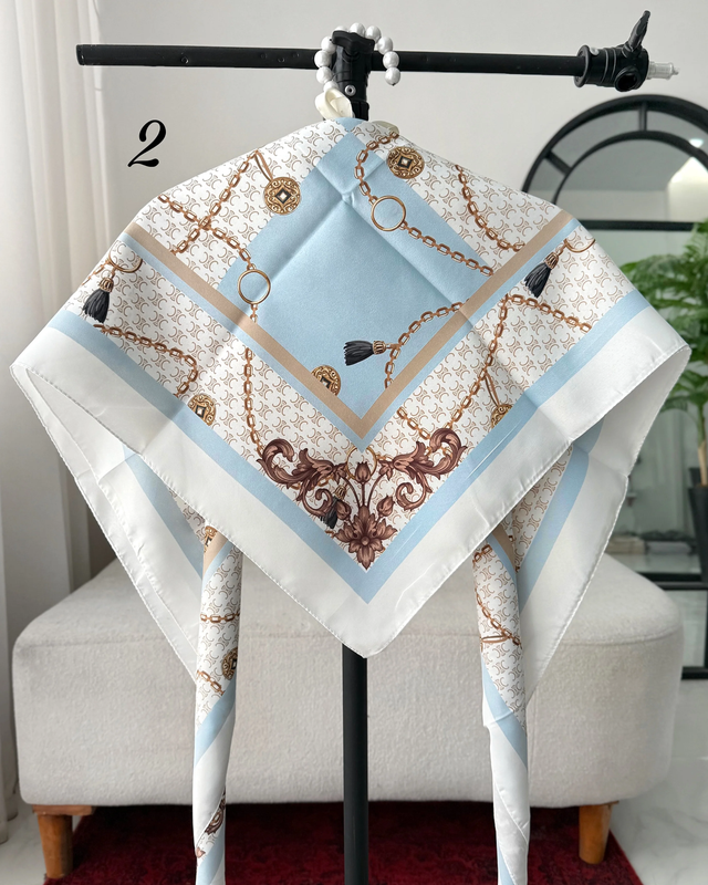 روسری توییل زنجیری 5534 