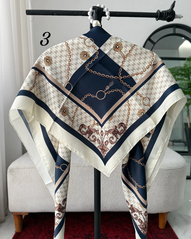 روسری توییل زنجیری 5534 