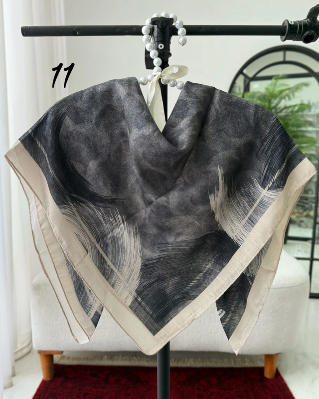 روسری نخی طرحدار 5570 