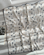 مینی اسکارف میکس سرمه ای دست دوز 5614