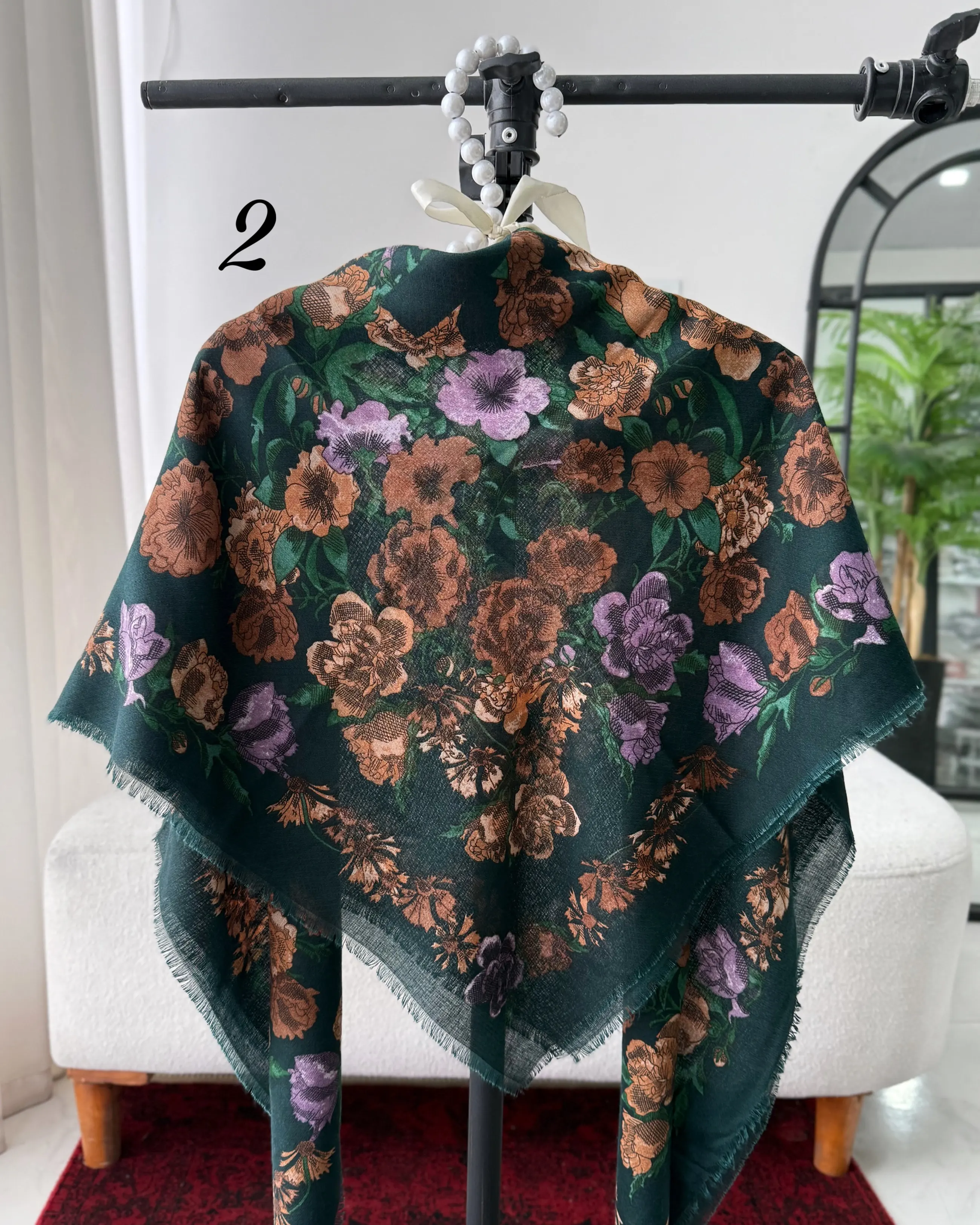 روسری نخ پنبه مودال وارداتی 4953