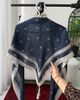 روسری پلیسه سرمه ای وارداتی 4970 
