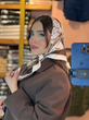مینی اسکارف توییل موکا 5657