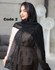 شال سافارین ترک گلدوزی وارداتی ( ایراد دار )