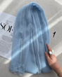 شال حریر زارا دانتل دار وارداتی 5464 