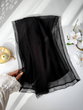 شال حریر زارا دانتل دار وارداتی 5464 