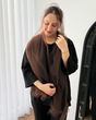 شال توری ساده عروسکی 5824 