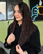 روسری سه گوش گیپور دانتل دار 5801 