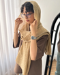 شال نخی پلنگی دورریش 5927 