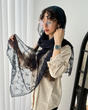 شال توری گیپور مجلسی 5938