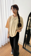 تیشرت ساده باکسی 5894 