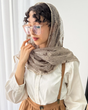 شال مجلسی گلدوزی گیپوری وارداتی 5907