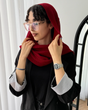 شال پلیسه نخ پنبه اورجینال 6028