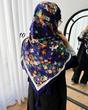 روسری نخی گل گلی 5157