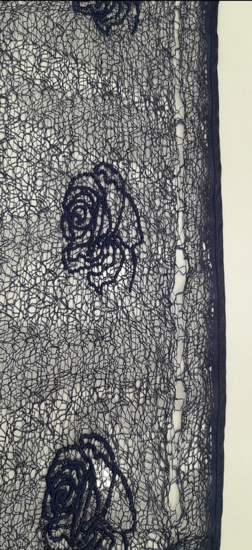 شال مجلسی گلدوزی گیپوری(ایراد دار)