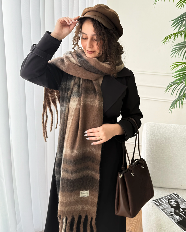 بیگ اسکارف باربری وارداتی 6139