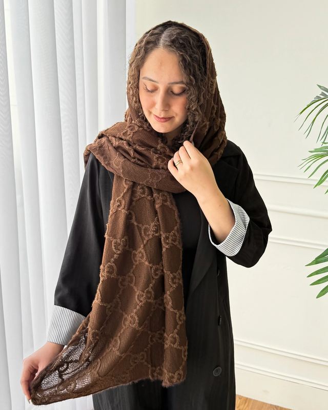 شال گوچی خزدار وارداتی 6134